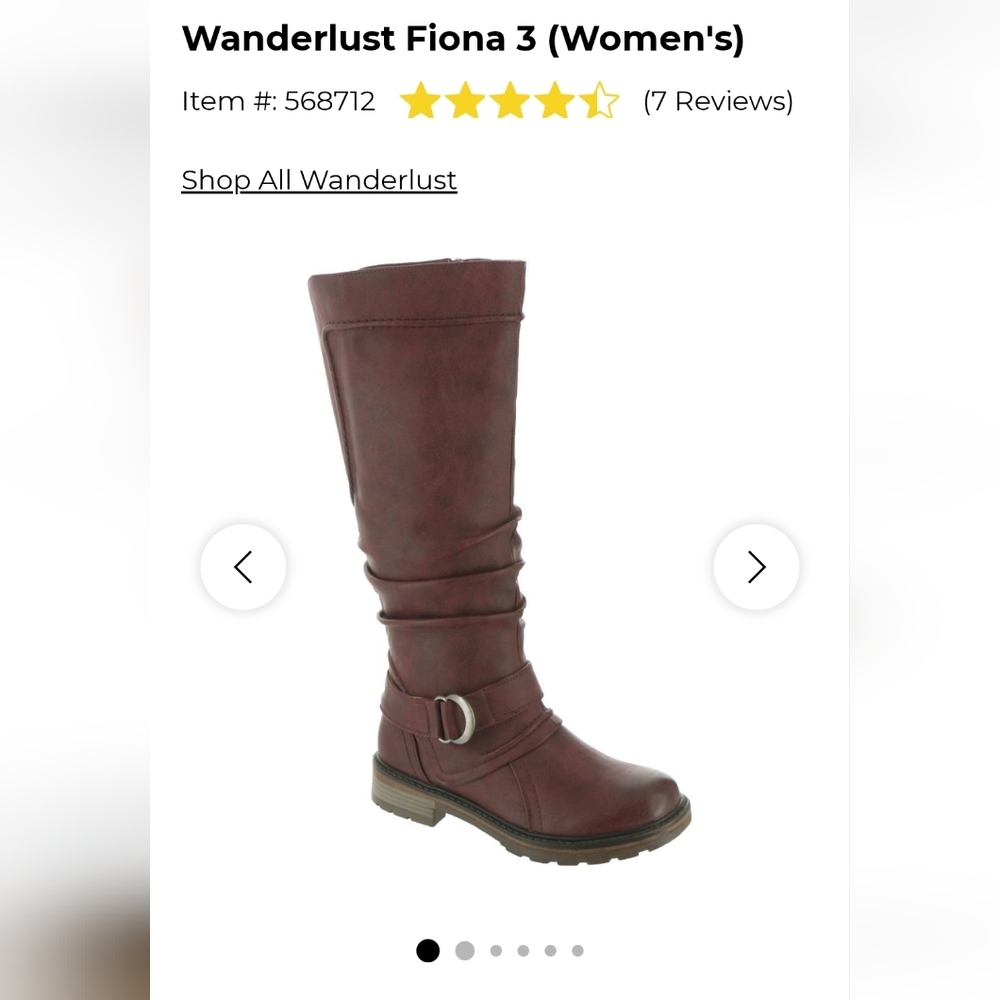 Wanderlust Over the Knee Rich Burgundy Boots